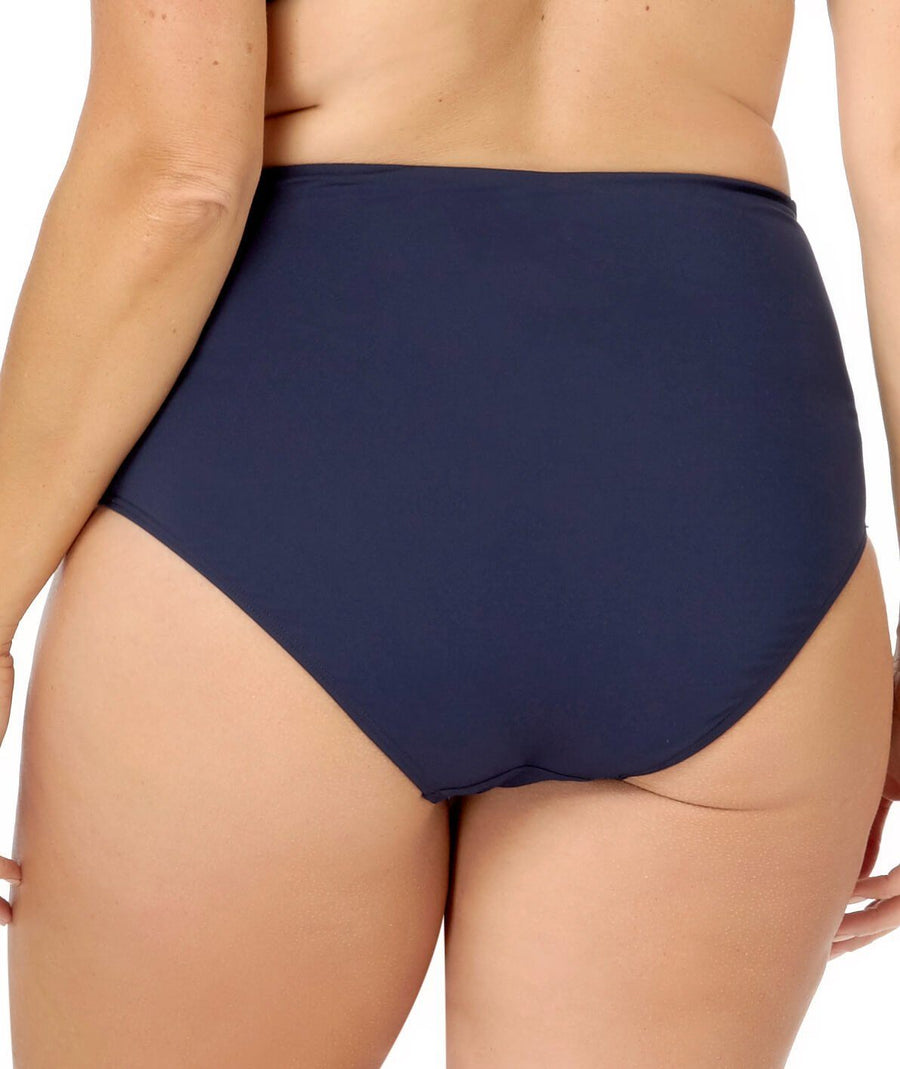 Artesands Plains High Waist Brief - Navy Swim 12