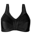 Exquisite Form Fully Side Shaping Bra With Floral - Black Bras