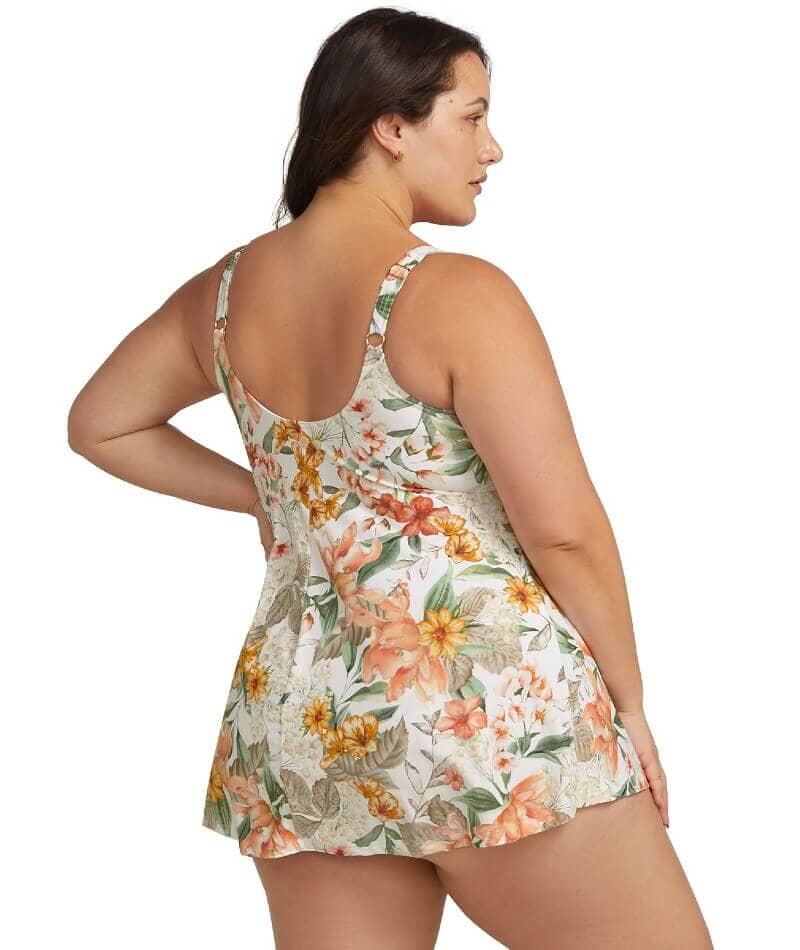 Artesands La Dolce Vita Delacroix Cross Over D-G Cup Swimdress - White Swim