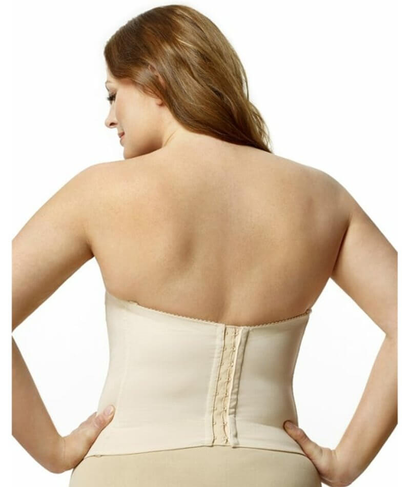Elila Underwired Lace Strapless Longline Bra - Nude Bras 34B Nude