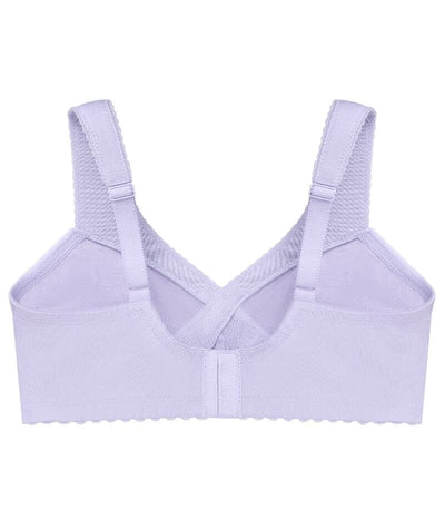 Glamorise MagicLift Cotton Wire-free Support Bra - Lilac Bras