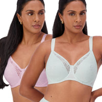 Triumph Lacy Minimizer 2 Pack Bra - Opale/Crocus
