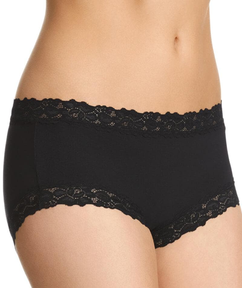Jockey Parisienne Cotton Boyleg - Black Knickers 8 