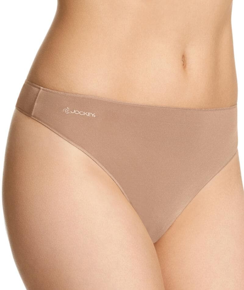Jockey No Panty Line Promise Tactel G-String - Flesh Knickers 8 