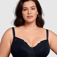 Ava & Audrey Jacqueline Minimiser Full Cup Underwire Bra - Black