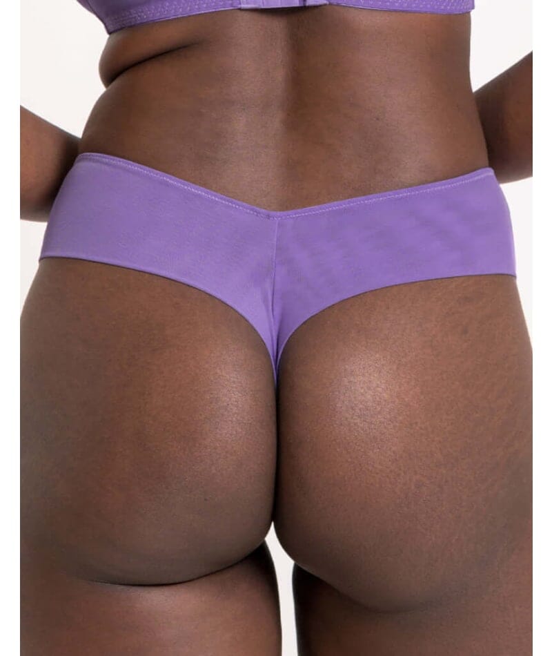 Curvy Kate Flare Deep Thong - Amethyst Purple Knickers