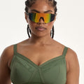 Nala Sporty Support Wirefree Bralette - Pickle/Lavender Fizz