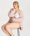 Exquisite Form Fully Front Close Wire-free Posture Bra With Lace - White Bras