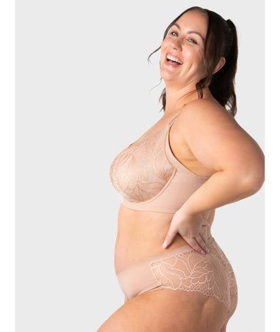 Evolve Refined Flexi-Wired Full Cup Bra - Cashmere