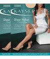 Kayser Plus Sheer Nylon Pantyhose 2 Pack - Nubeige Hosiery
