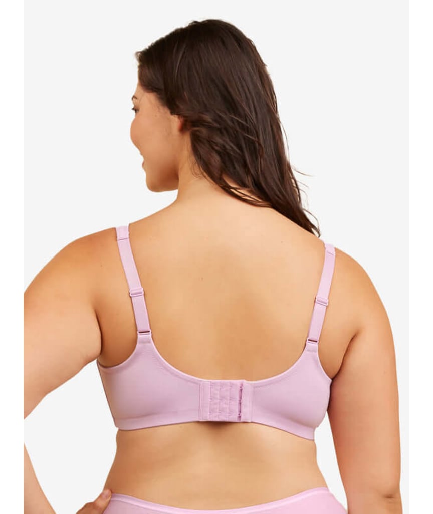 Leading Lady Brigitte Molded Padded Seamless Wire-free Bra - Orchid Bouquet