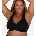 Leading Lady Laurel Wire-free Front Close Comfort Bra - Black Onyx