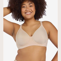 Leading Lady Brigitte Molded Padded Seamless Wire-free Bra - Sand