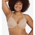 Leading Lady The Luna Front-Close Underwire Racerback Bra - Sand