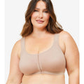 Leading Lady The Moira Front-Close Wire-Free Posture Bra - Sand