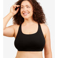 Leading Lady The Serena Wire-free Crop Top - Black