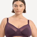 Nala Support Wirefree Bralette - Mulberry