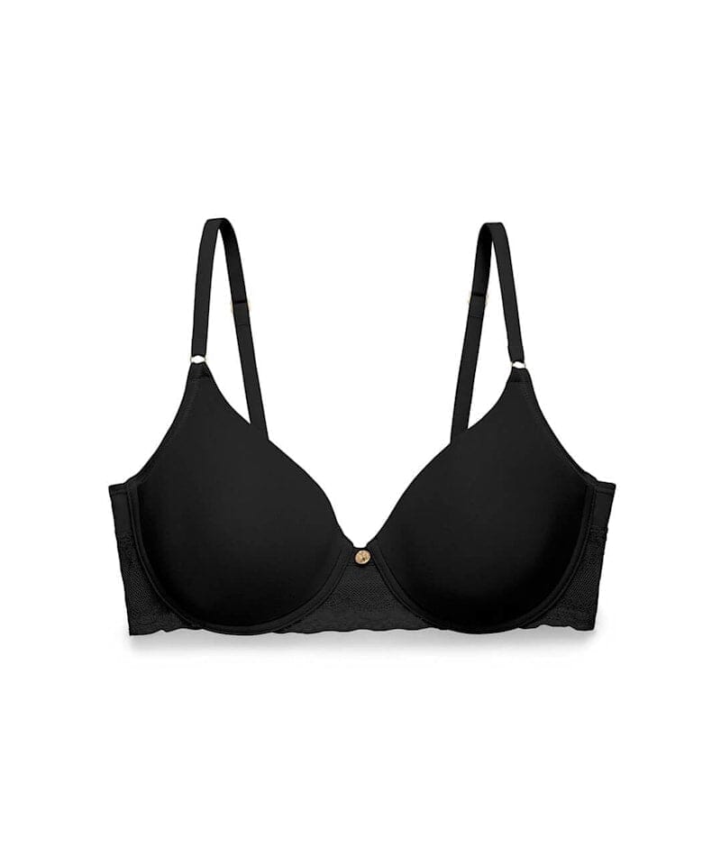 Natori Bliss Perfection Smooth Underwired T-Shirt Bra - Black Bras