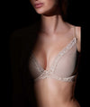 Natori Feathers Lightly Padded Wired Plunge Bra - Cafe Bras