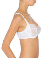 Natori Statement Supportive Full Figure Underwired Lace Bra - White Bras