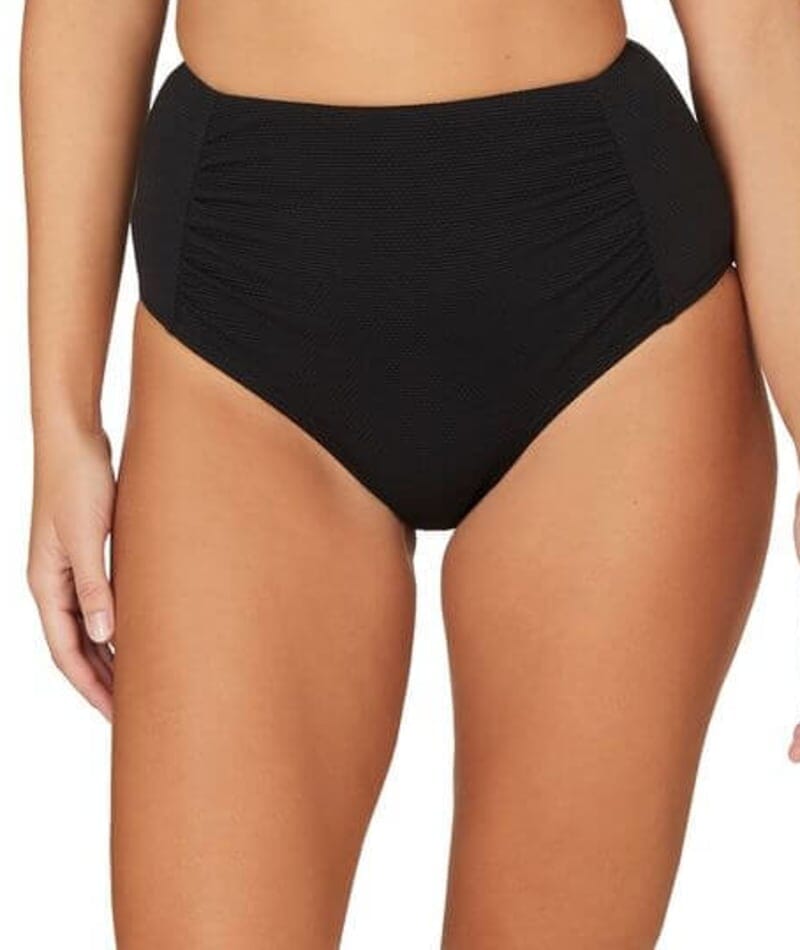 Nip Tuck Must Haves Bette High Waist Bikini Brief - Black Swim 