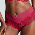 Panache Allure Deep Brief - Raspberry