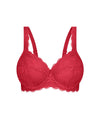 Triumph Essential Lace Balconette Bra - Mars Red
