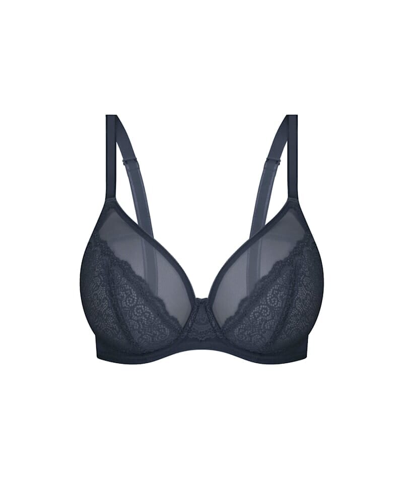 Triumph Sheer Minimizer Bra - Nuit - Curvy Bras