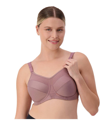 Triumph Triaction Ultra Underwired Sports Bra - Praline Bras