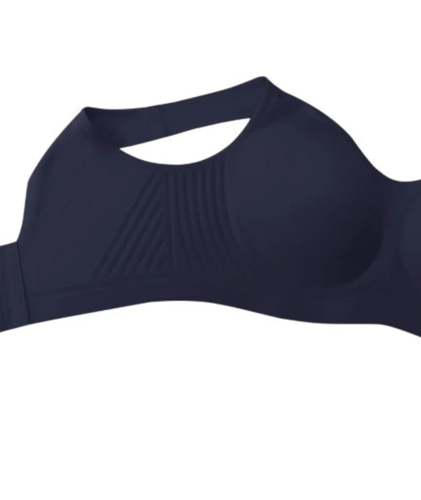 Amoena Linda Wire-Free Bra - Dark Blue