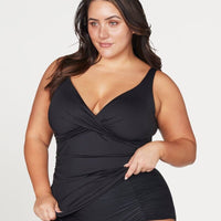 Artesands Hues Delacroix D-G Cup Wire-free Tankini Top - Black
