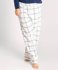 Ava & Audrey Amelia Brushed Cotton Pant - Ivory