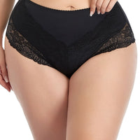 Ava & Audrey Claire Lace & Micro Full Brief - Black