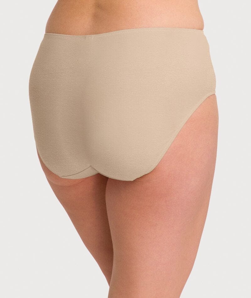 Ava & Audrey Clementine Cotton Full Brief 3 Pack - Nude Knickers 