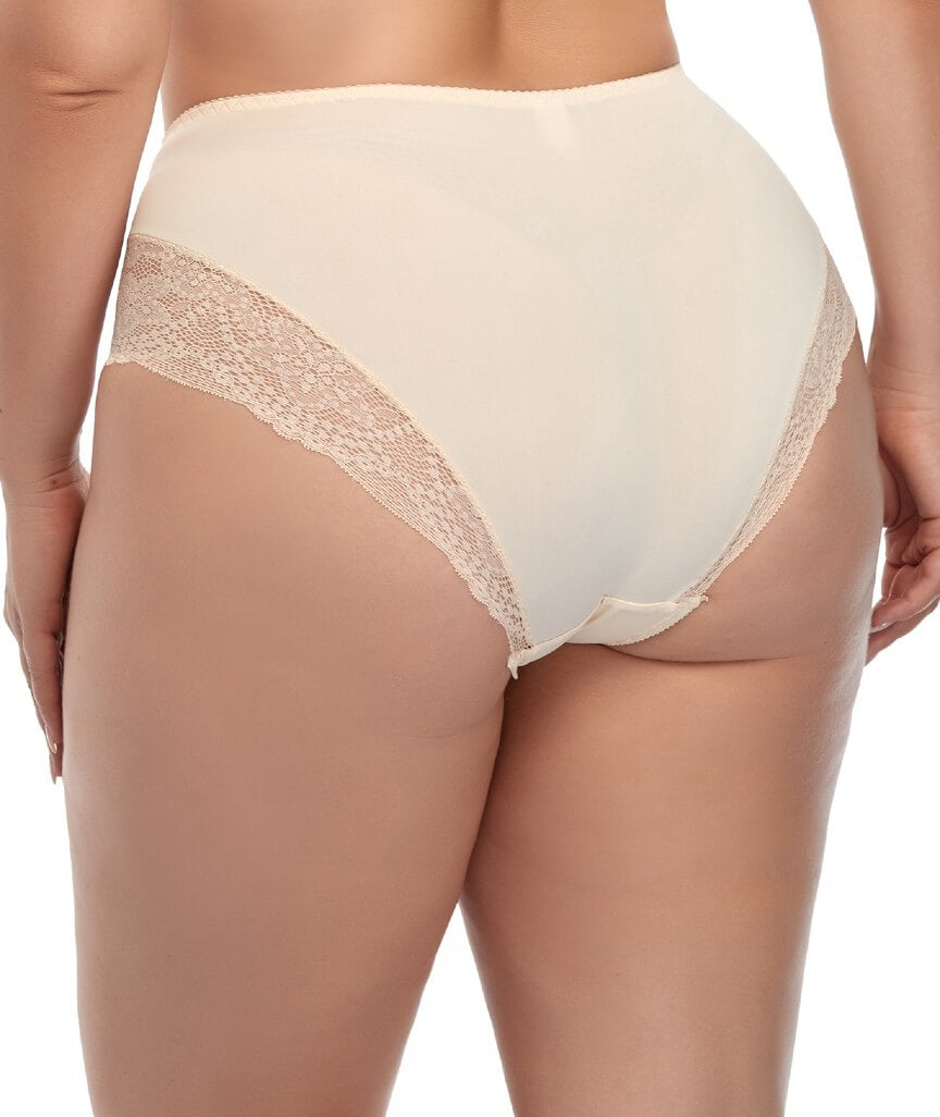 Ava & Audrey Florence Lace & Micro Full Brief - Beige