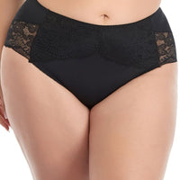 Ava & Audrey Florence Lace & Micro Full Brief - Black