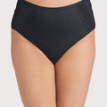 Ava & Audrey Hannah Cotton & Lace Full Brief - Black