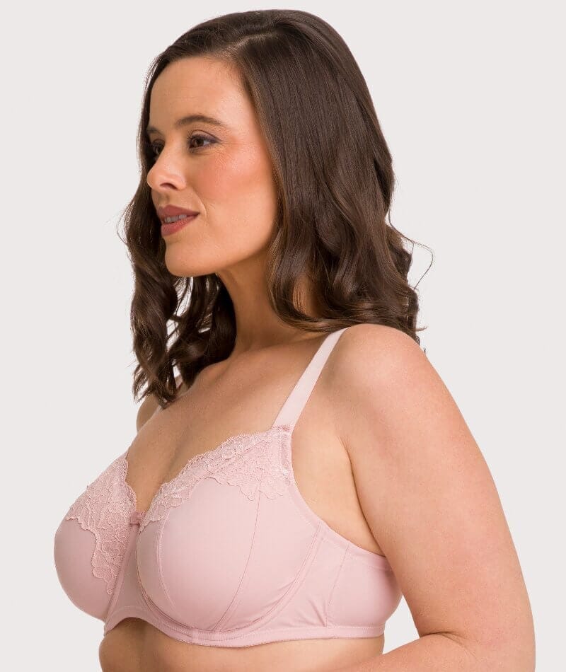Ava & Audrey Jacqueline Full Cup Underwired Bra 2 Pack - Black/Blush Bras 
