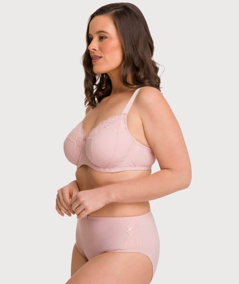 Ava & Audrey Jacqueline Full Cup Underwired Bra 2 Pack - Black/Blush Bras 