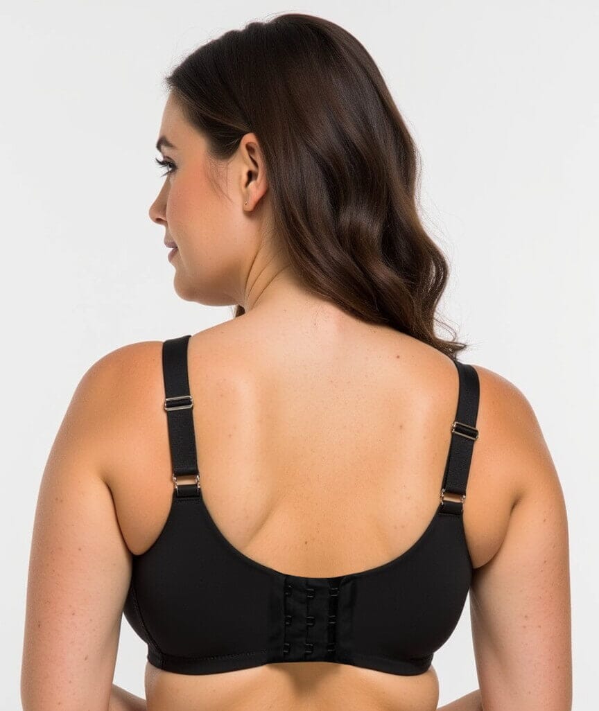 Ava & Audrey Jacqueline Lace Full Cup Underwire Bra - Black/Nude Bras