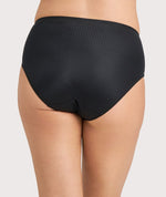Ava & Audrey Jacqueline Smoothing Full Brief with Lace - Black