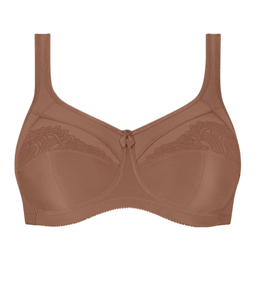Amoena Isadora Wire-Free Bra - Mocha