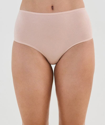 Bendon Cotton and Lace Full Brief - Latte Knickers