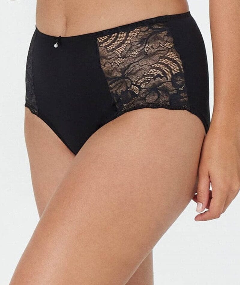 Bendon Embrace Full Brief - Black Knickers