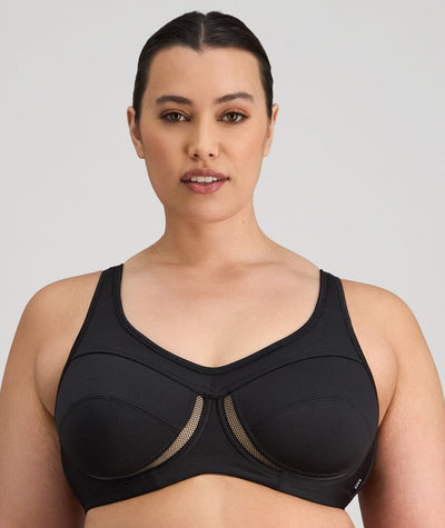 Bendon First Generation Underwire Sports Bra - Black