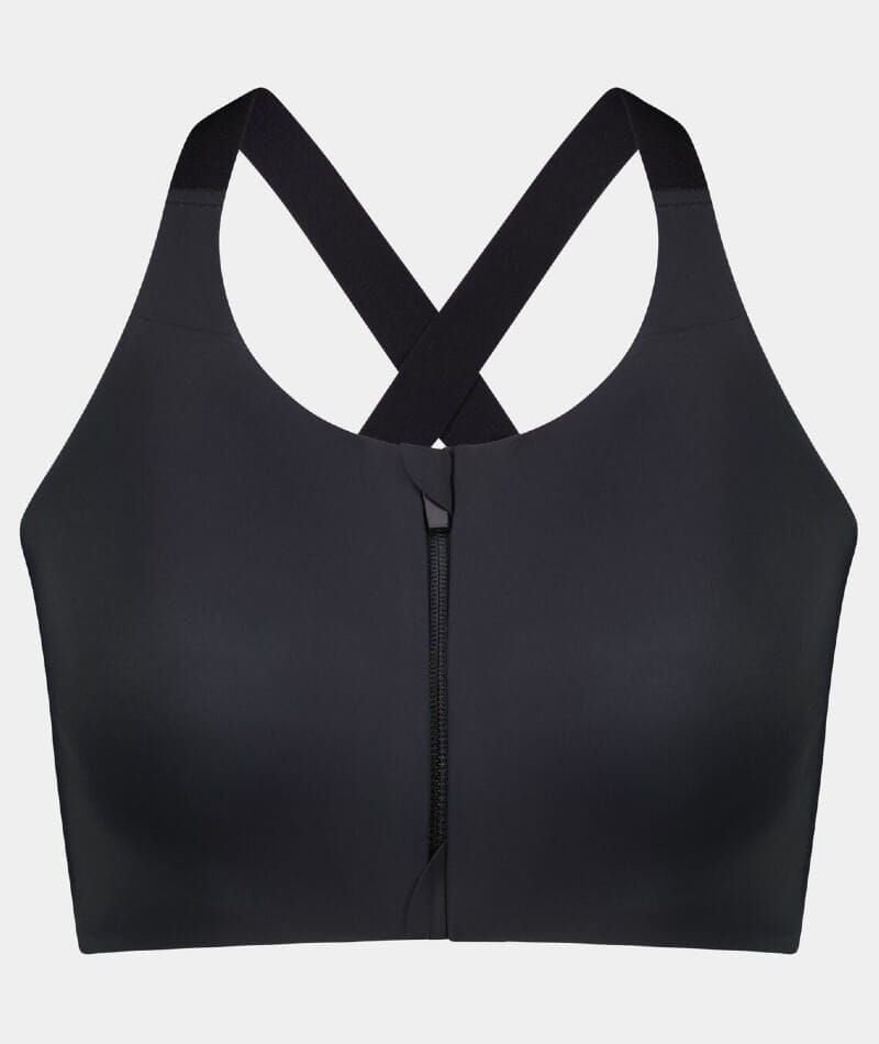 Bendon Motion Wire-Free Front Opening Bra - Black Bras