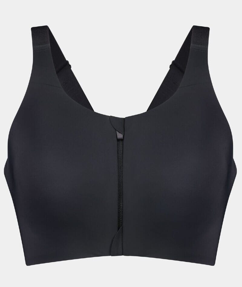 Bendon Motion Wire-Free Front Opening Bra - Black Bras