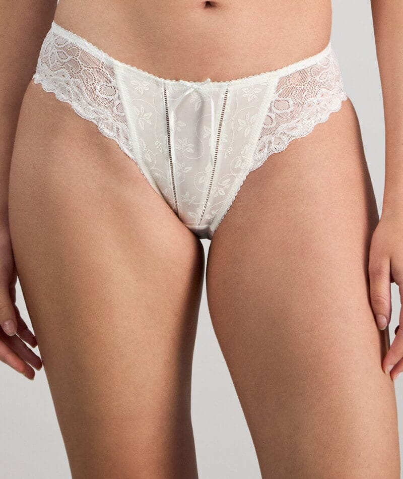 Bendon Yvette Bikini Brief - White Knickers 