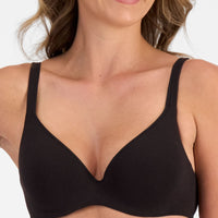 Berlei Barely There Breathe Cotton T-Shirt Bra - Black