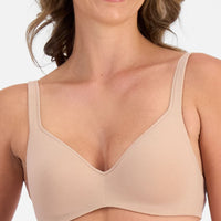Berlei Barely There Breathe Cotton T-Shirt Bra - Nude